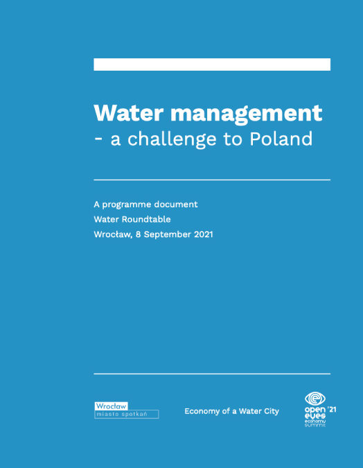 Water management – a challenge to Poland